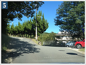 月峯寺浄苑駐車場までの道